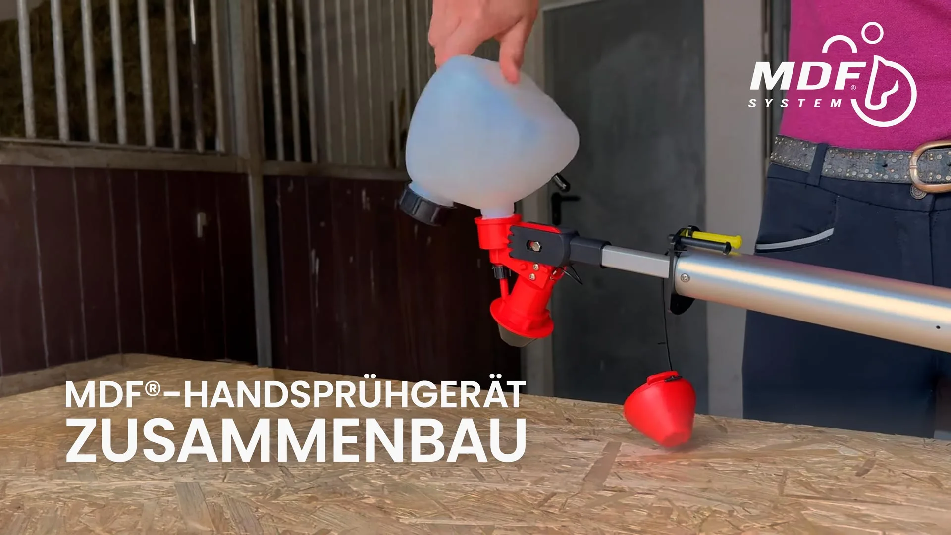 MDF Handsprühgerät – Zusammenbau Tutorial